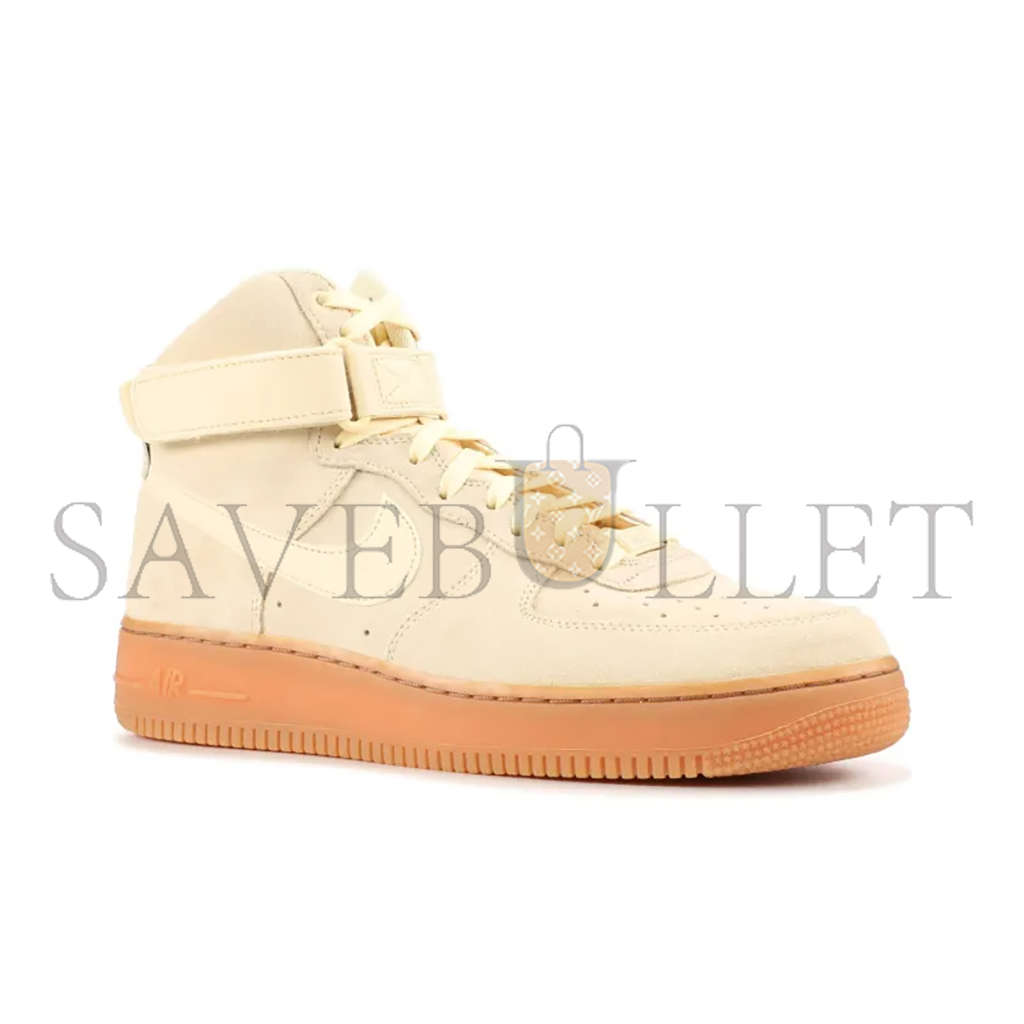 NIKE AIR FORCE 1 HIGH'07 LV8 SUEDE MUSLIN GUM MEDIUM BROWN AA1118-100